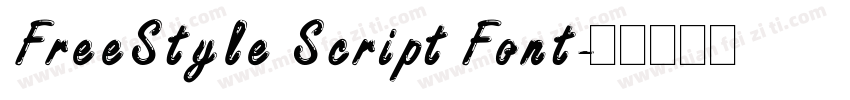 FreeStyle Script Font字体转换